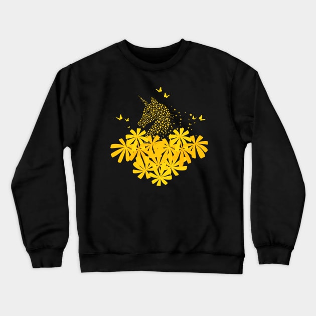 Mystical Harmony(Yelow) Crewneck Sweatshirt by FashionPulse